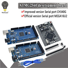 Load image into Gallery viewer, MEGA2560 MEGA 2560 R3 ATmega2560-16AU CH340G AVR USB board Development board MEGA2560 for arduino